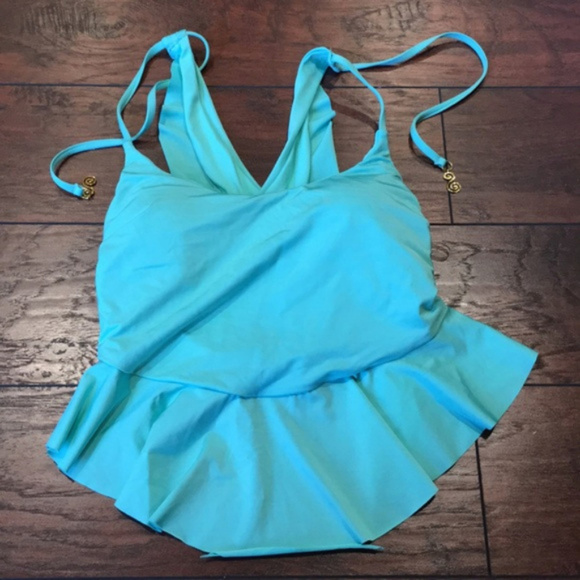 NWT Trina Turk Flutter Swim Tankini top - Picture 3 of 7